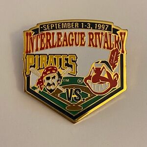 Pirates VS Indians Inter League Rivalry 1997 lapel pin